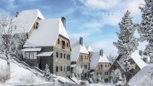 Duplex new construction in the old town of Vielha, Aran Valley Duplex new construction in the old town of Vielha, Aran Valley